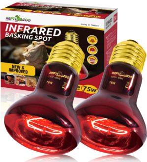 REPTI ZOO 75W Reptile Heat Lamp Bul...