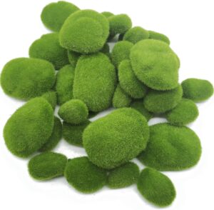 TIHOOD 40PCS Artificial Moss Rocks ...