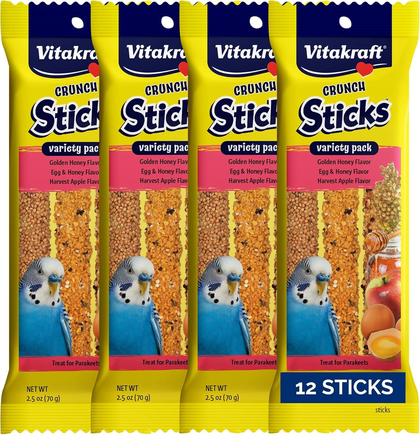 Vitakraft Crunch Sticks Parakeet Tr...