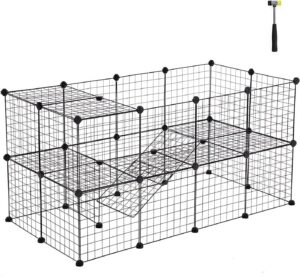 SONGMICS Pet Playpen, Small Animal ...