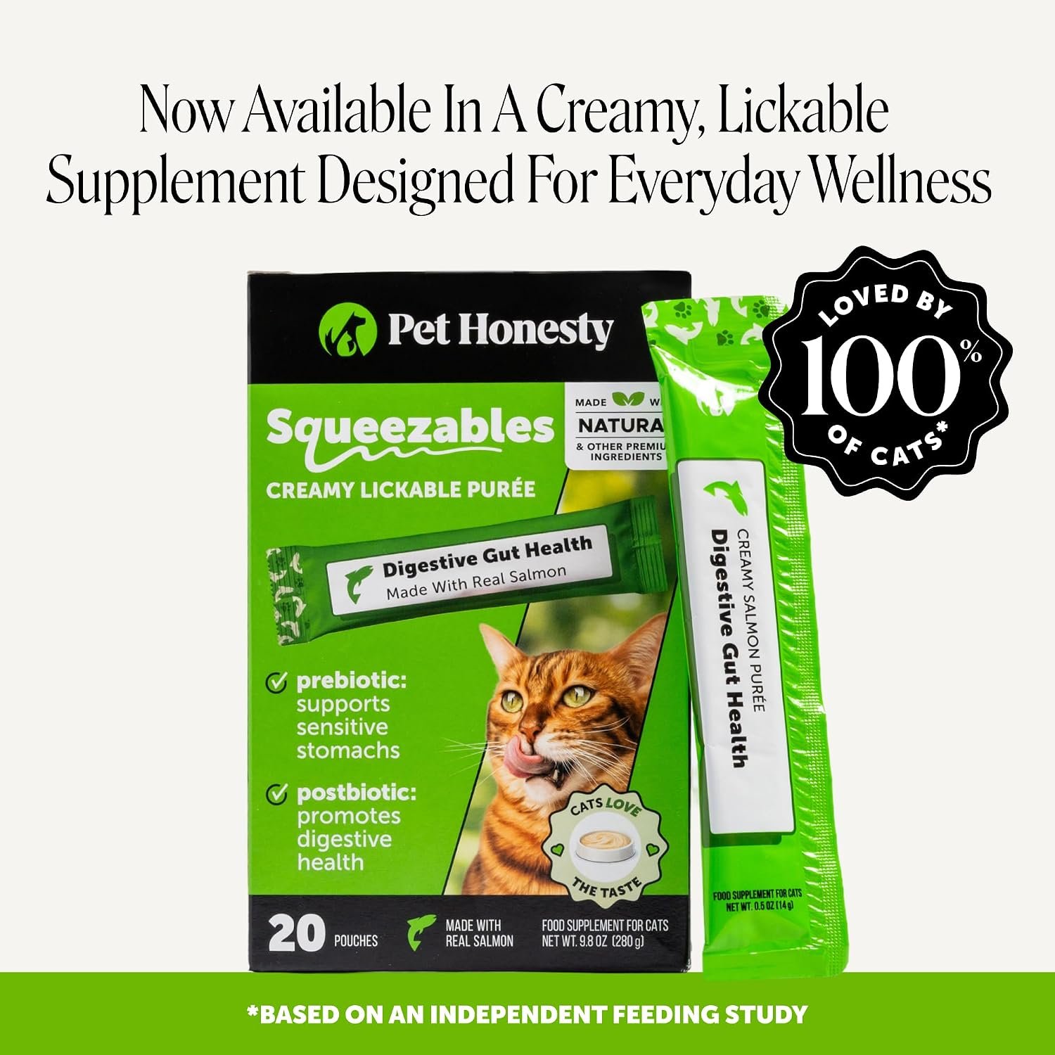 Cat Probiotics Crunchy Creamy Chews for Digestive Health - Cat Constipation + Occasional Diarrhea Relief - Daily Probiotics for Cats with Prebiotics Fiber Gut Flora Sensitive Stomach (30-Day Supply) - Image 5