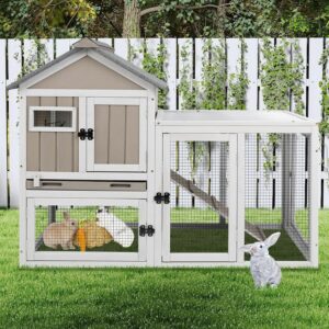 Ketive 48″ L Rabbit Hutch Out...