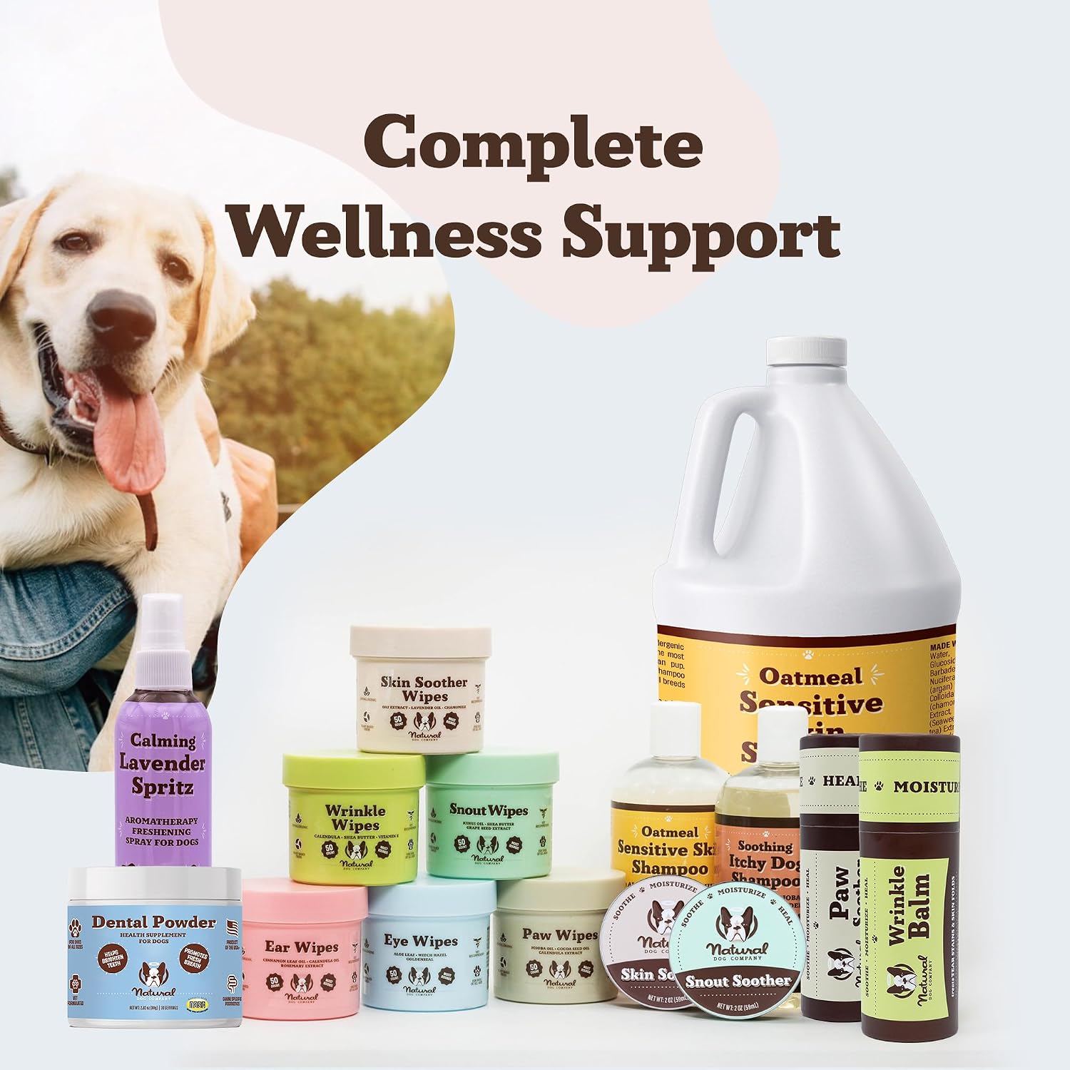 Natural Dog Company Dental Powder for Dogs – Dog Breath Freshener & Teeth Cleaning Powder for Plaque & Tartar Support, Daily Postbiotic Dog Oral Care Food Topper, 2.82 oz, 30-Day Supply - Image 7