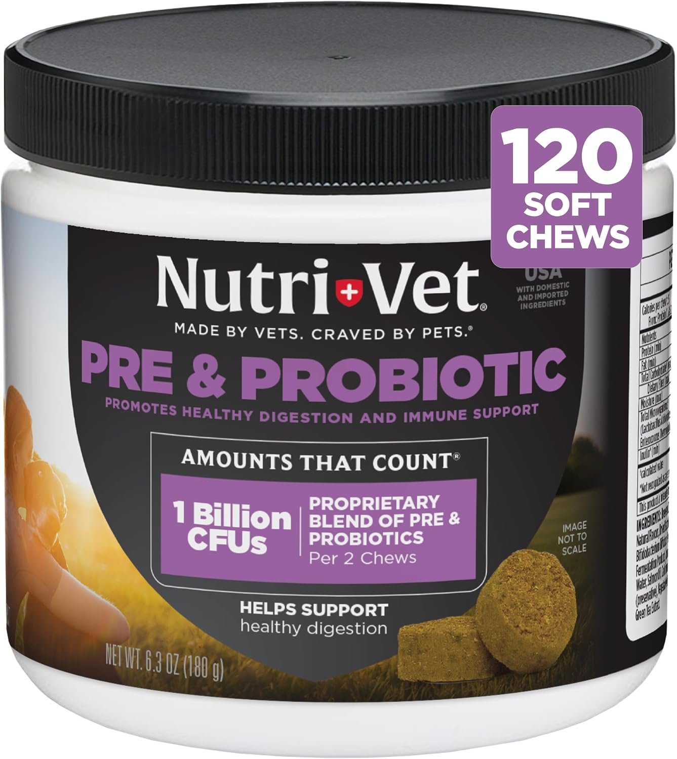 Nutri-Vet Pre & Probiotics for...
