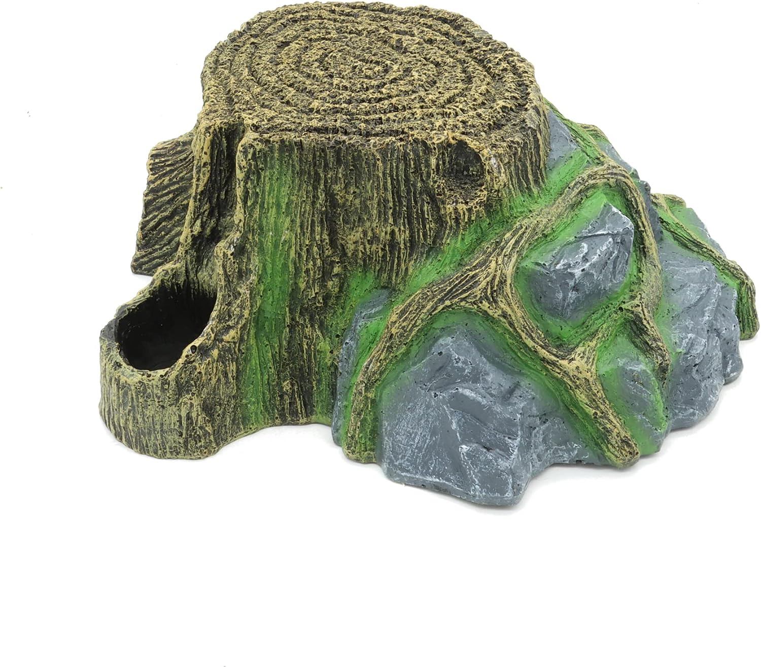 JIHAQUA Resin Large Turtle Tank Accessories Reptile Hideouts Cave Habitat Decor for Gecko Leopard Lizards Toad - Image 9