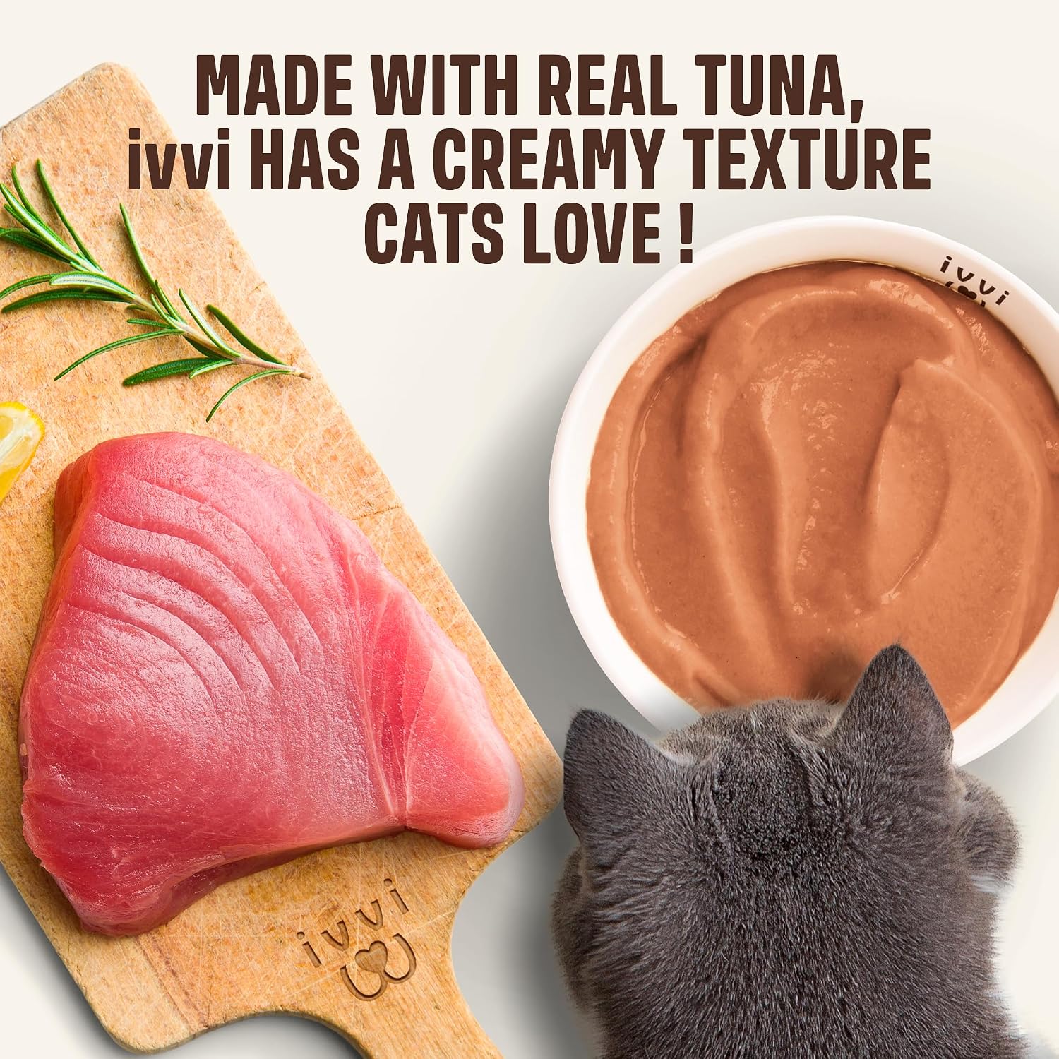 ivvi Indoor Hairball Support Cat Treat – Creamy Lickable Treat for Indoor Cats – Malt & Fiber Digestive Support – Helps Reduce Hairballs – Grain Free – 15g Sachets - Image 6