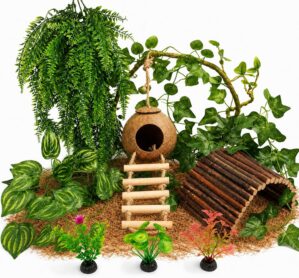 RUNANIA Crested Gecko Tank Accessor...