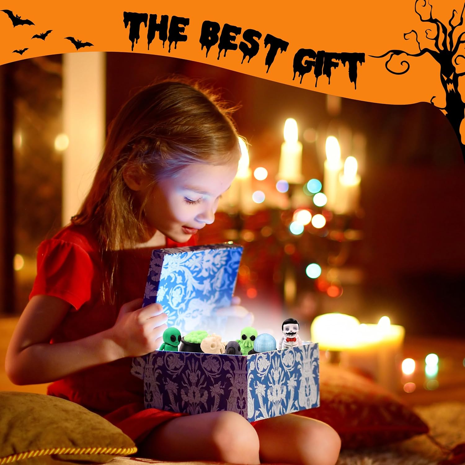 3D Printed Horror Figurines Set, Articulated Halloween Figurines, Party Favors, Pocket Fidget Toys, Goodie Bag Stuffers, Decorations, Classroom Rewards, Skeleton, Zombie, Alien - Image 5