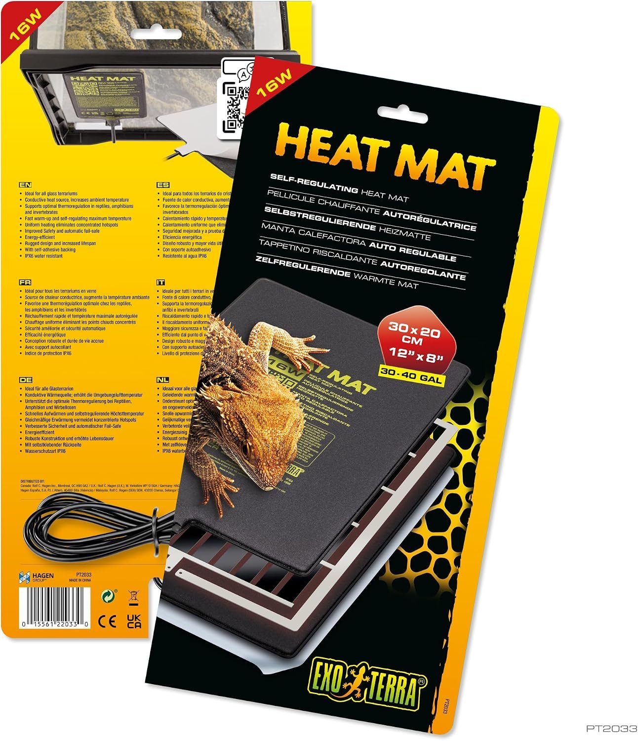 Exo Terra Heat Mat, Self-Regulating...