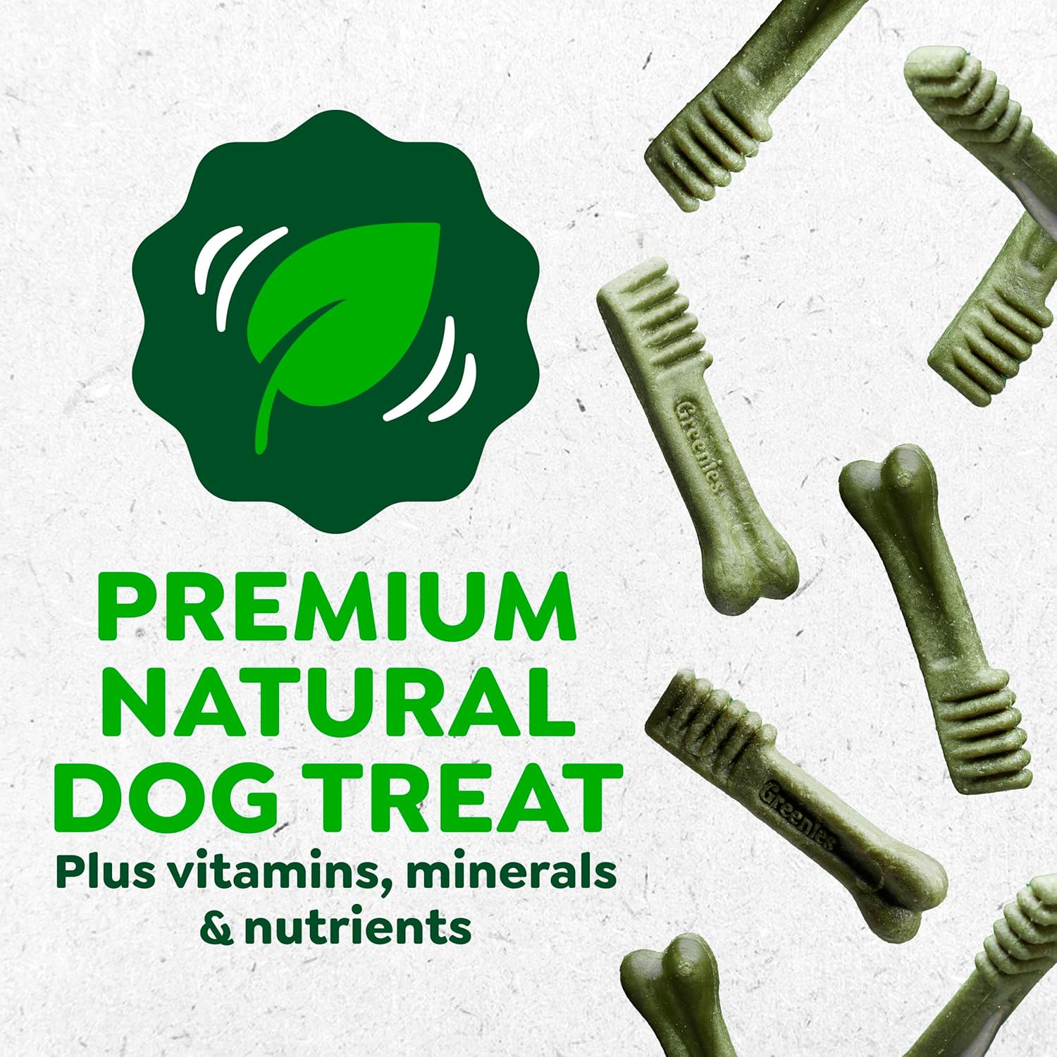 Greenies Teenie Original Natural Dental Dog Treats, Chicken, 43 Count | Clinically-proven, veterinarian-recommended, 47% less tartar & 40% less plaque in 28 days, for dogs 5-15 lbs, 12 oz. Pack - Image 7