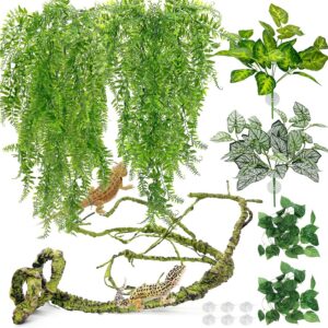 Hamiledyi 7 Pcs Reptile Plants Bend...