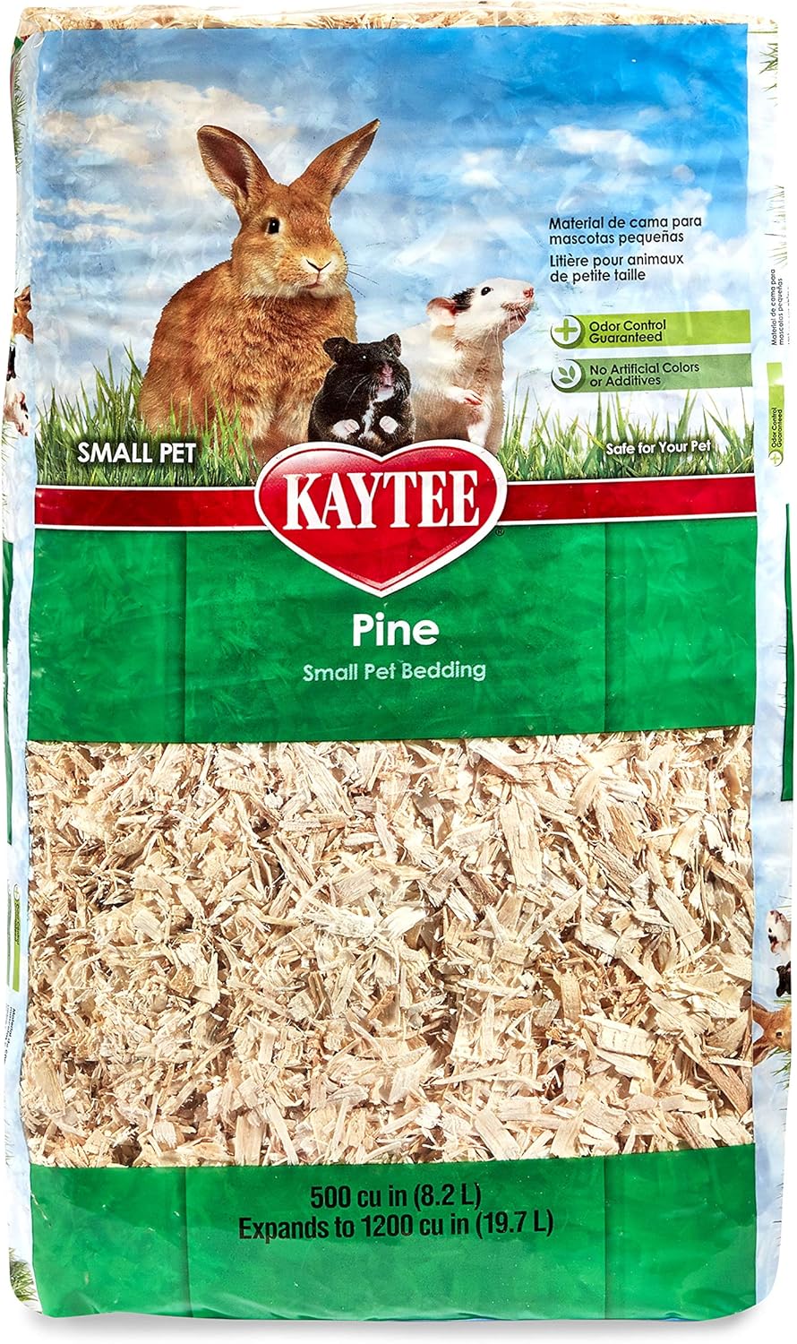Kaytee Small Animal Pine Bedding For Pet Guinea Pigs, Rabbits, Hamsters, Gerbils, and Chinchillas, 19.7 Liter - Image 4