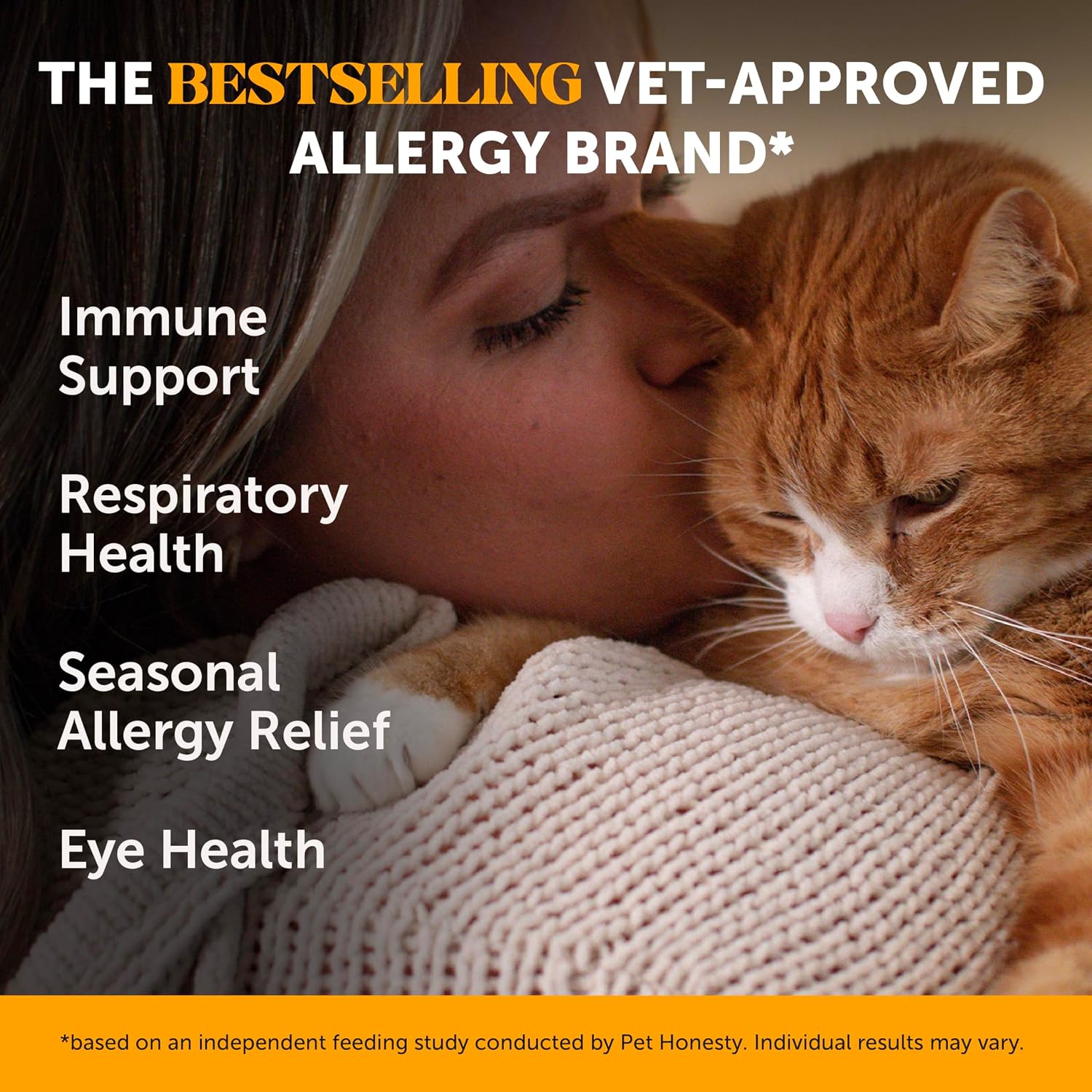 Cat Immune Support Lysine – Allergy Relief & Immune Health Supplement for Cats with L-Lysine, Colostrum, Quercetin & Omega-3 – Soothes Sneezing, Runny Nose & Itchy Skin Chicken, (30-Day Supply) - Image 2