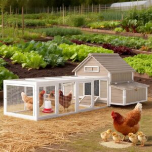Large Chicken Coop and Run, Hen Hou...