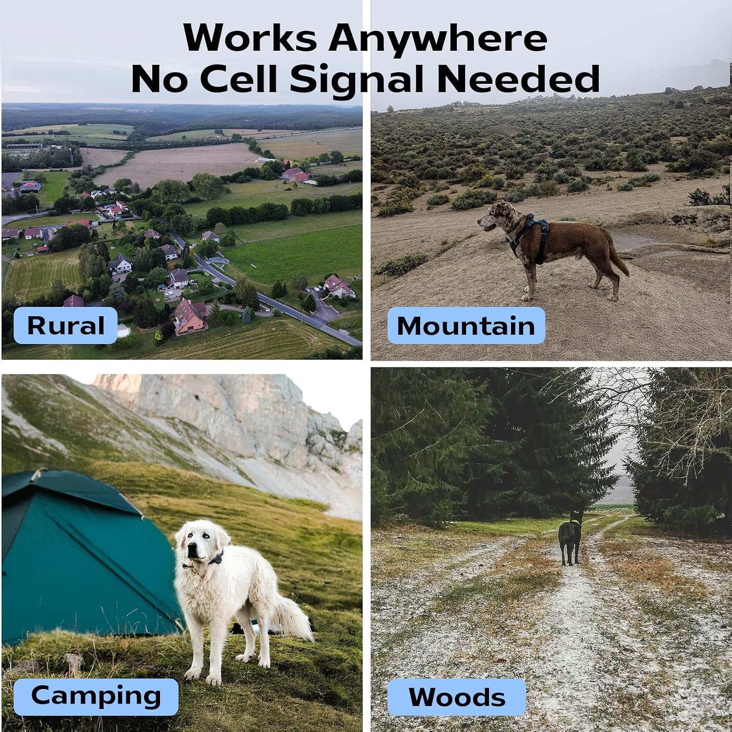 Outdoor GPS Dog Tracker – No Monthly Fees, No Phone or Cellular Signal Needed, Real-Time Tracking for Remote & Rural Areas, Hiking, Camping, Farms & Large Open Spaces(Tracker 2) - Image 3