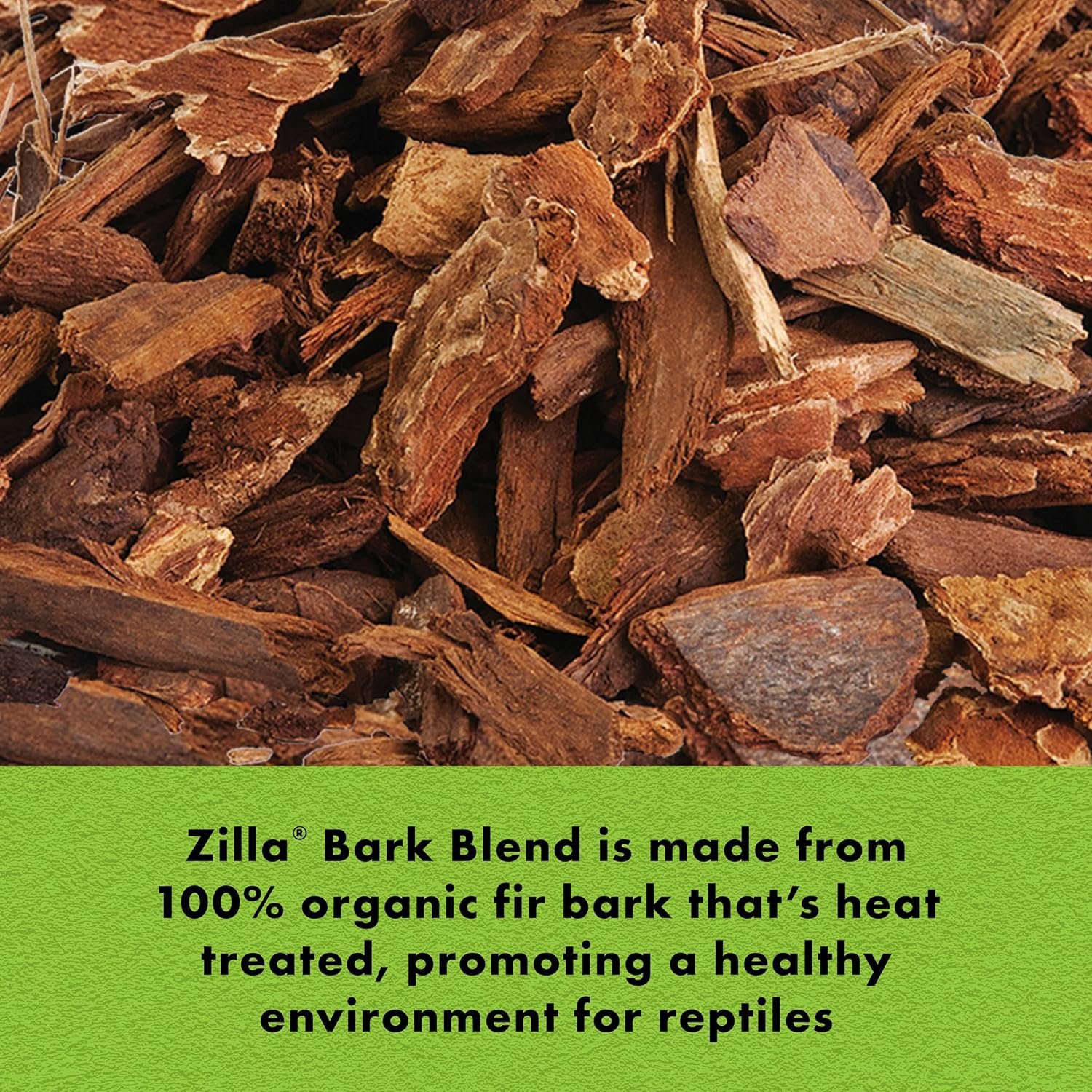 Zilla Reptile Terrarium Bedding Substrate Bark Blend, 8 Quart - Image 2