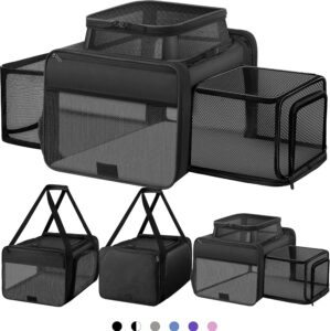 Top and 2 Sides Expandable Pet Carr...