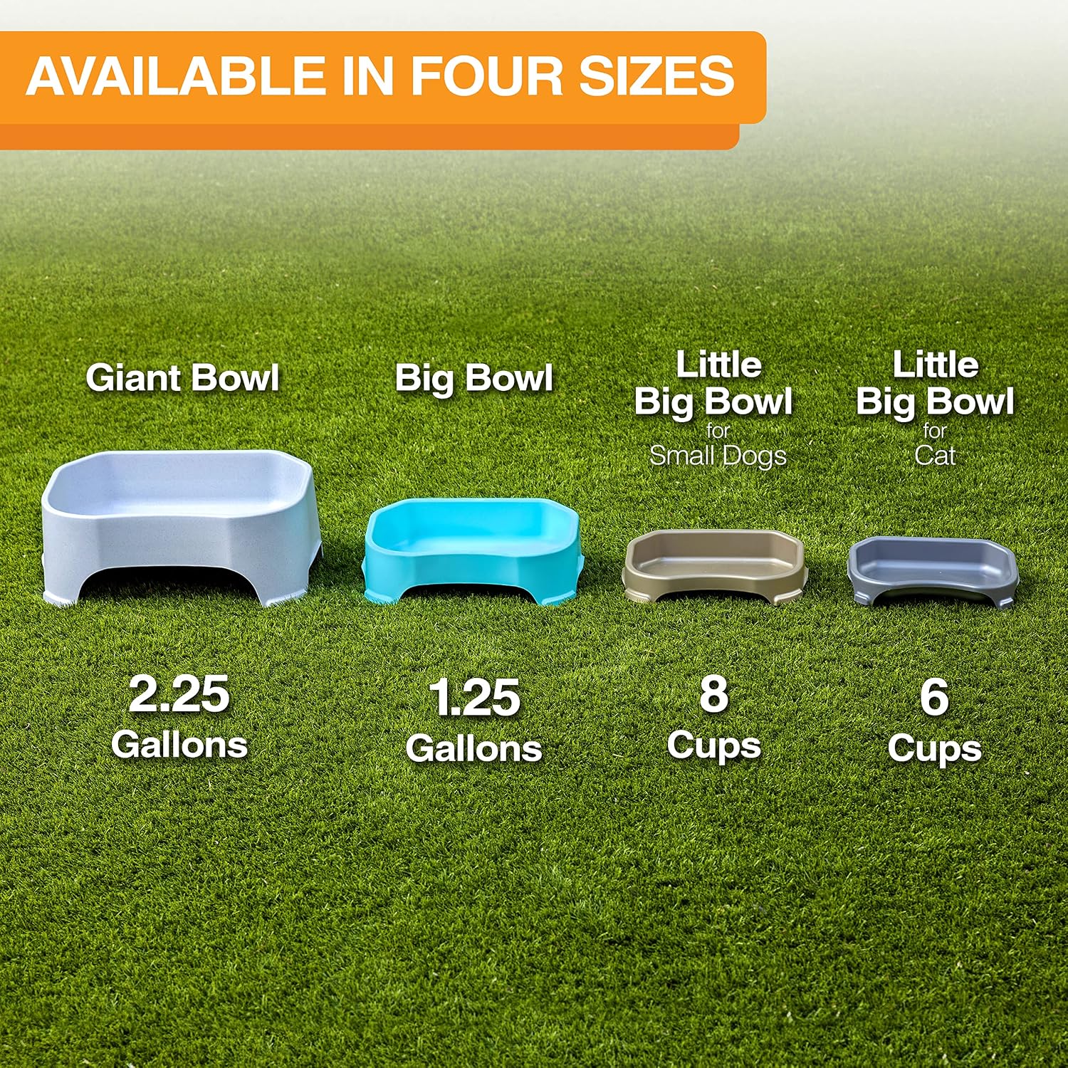 Neater Pet Brands Large Capacity Cat Bowls, Water Bowl for Cats, Reptiles, Chickens, Birds, & Small Animals, Cat Food Bowl (6 Cups), Indoor or Outdoor Water Trough & Feeder, Gunmetal Grey - Image 8