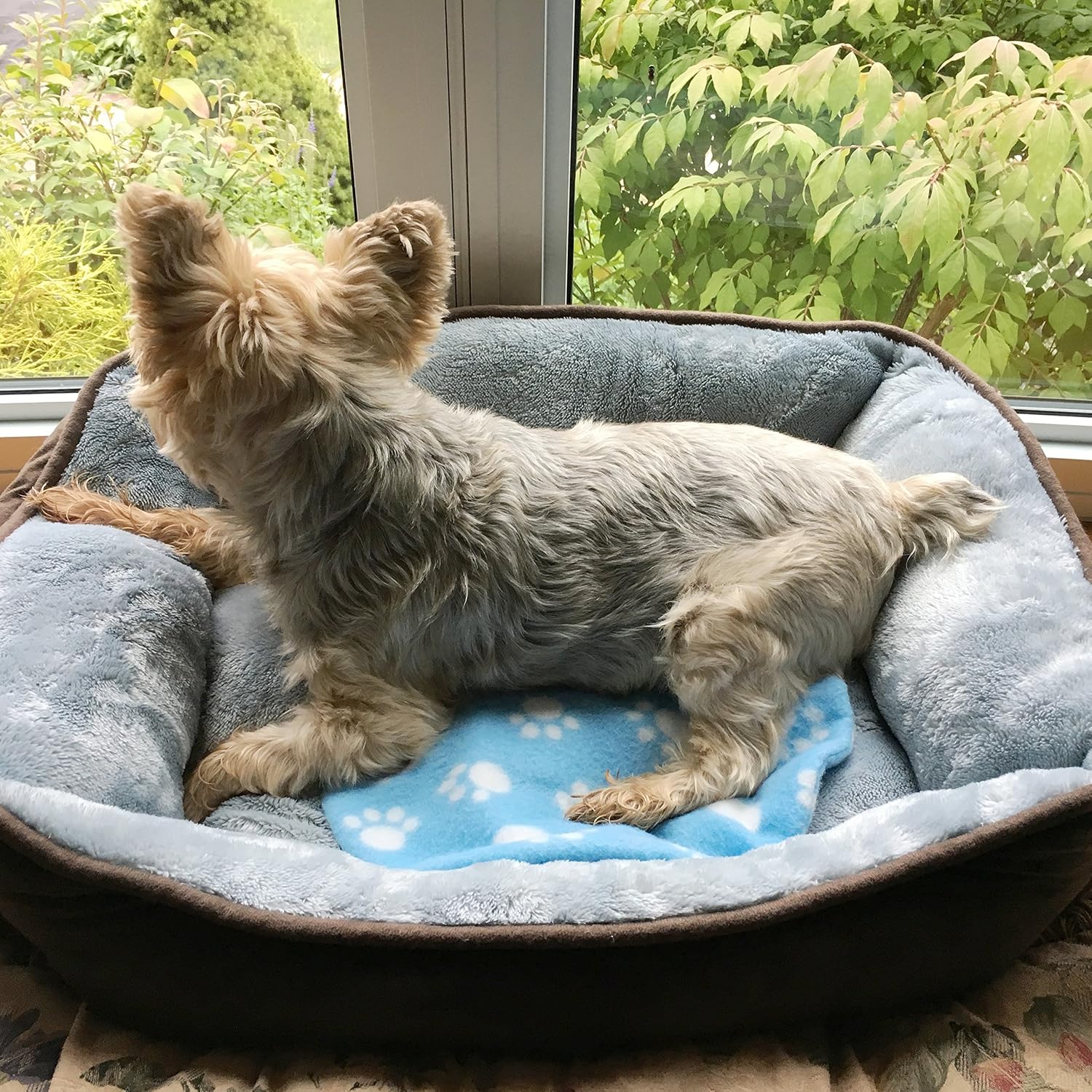 Pet Fit For Life Snuggle Soft Dog Cooling Pad & Pet Heating Pad Combo | Cooling & Heating Pad with Soft Fleece Cover and Cushioned Gel Filling for Cats, Dogs & Pets in Every Season Year-Round. - Image 6