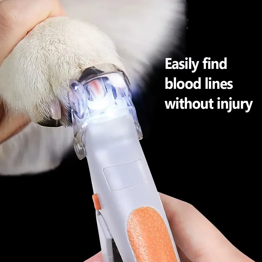 Professional Pet Nail Clipper Scissors With LED Light Cat Dog Nail Clipper Tool Scissors Nail Toeclaw Cutter Scissors Pet Supply Pet Grooming And Cleaning Tools