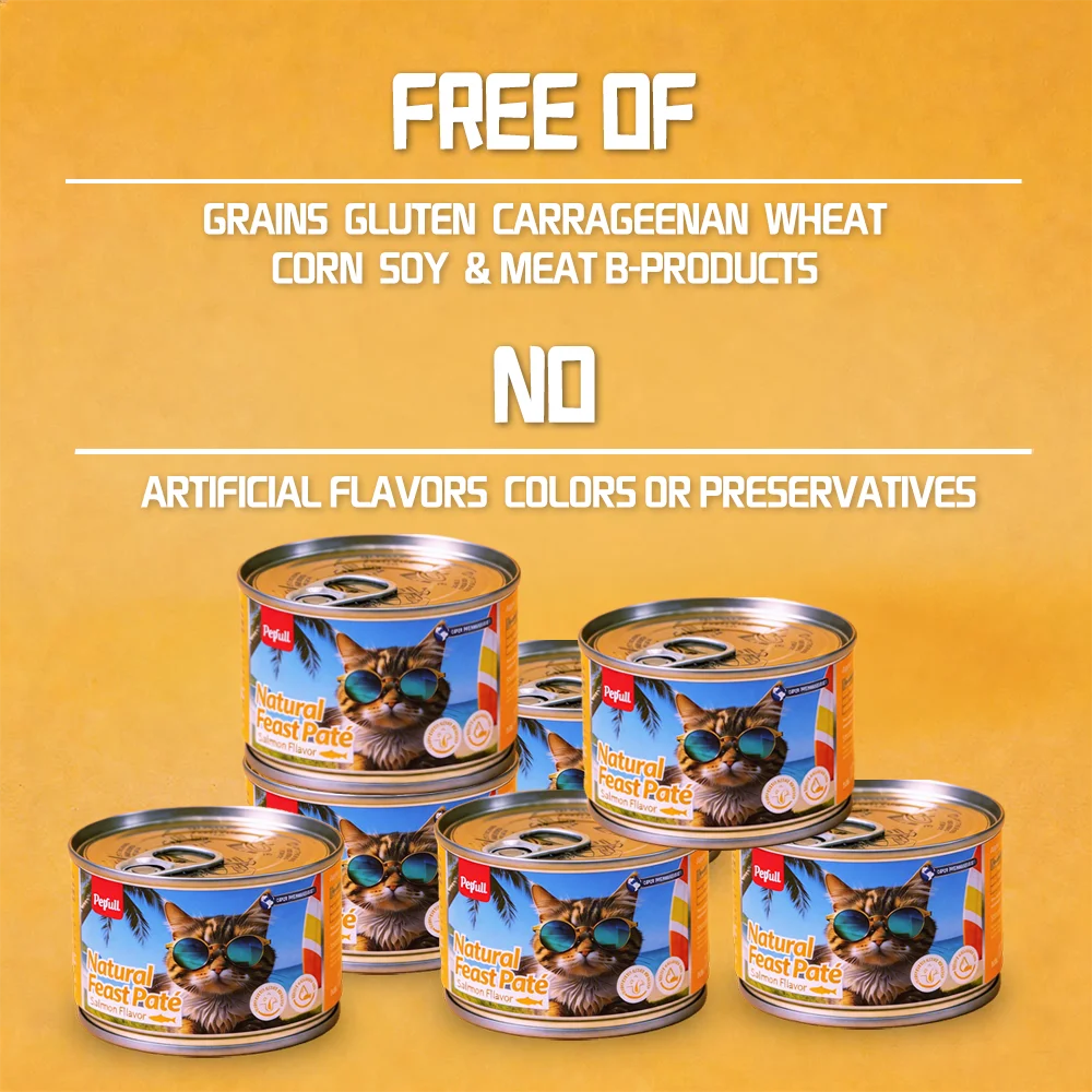 4 Flavors Cat & Dog Wet Food 170g x24 Cans