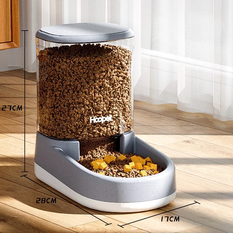 HOOPET Feeding Drinker Large Capacity Automatic Pet Supplies Wet Dry Dog Cat Feeder Drinking Bowl Dog Food Bowl Pet Supplies