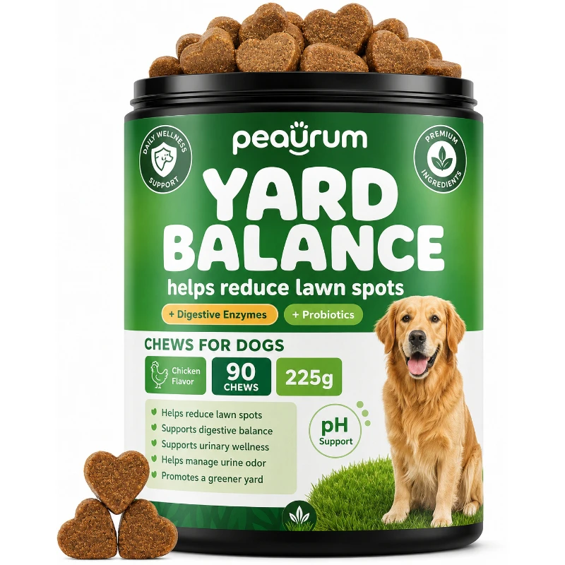 Dog Urine Neutralizer, Lawn Special - Green Grass Soil Dog Food, 90 tablets