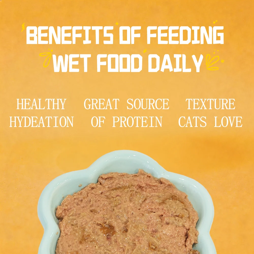 4 Flavors Cat & Dog Wet Food 170g x24 Cans