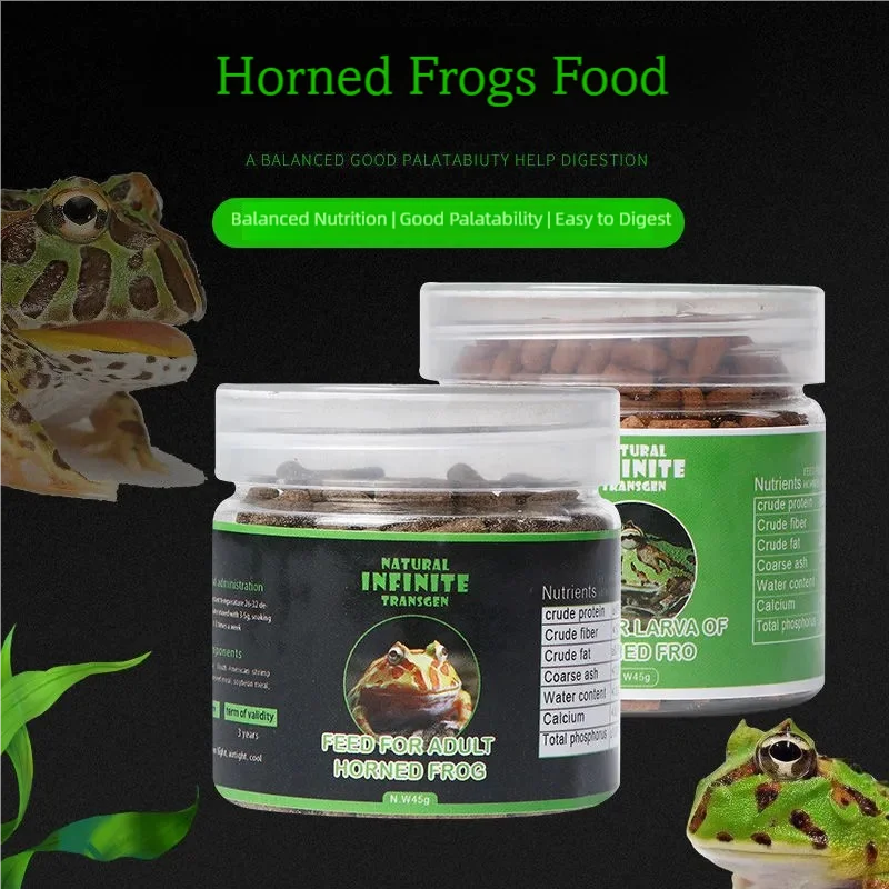 High Protein Frog Pellets for Horned & Tree Frogs