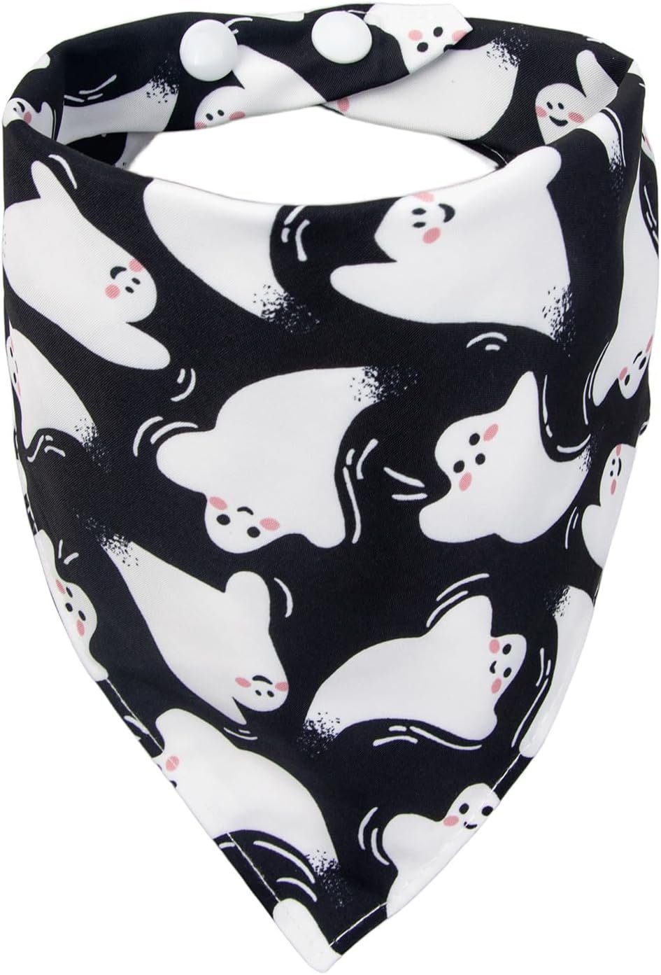 Halloween Dog Bandanas Black Ghost ...