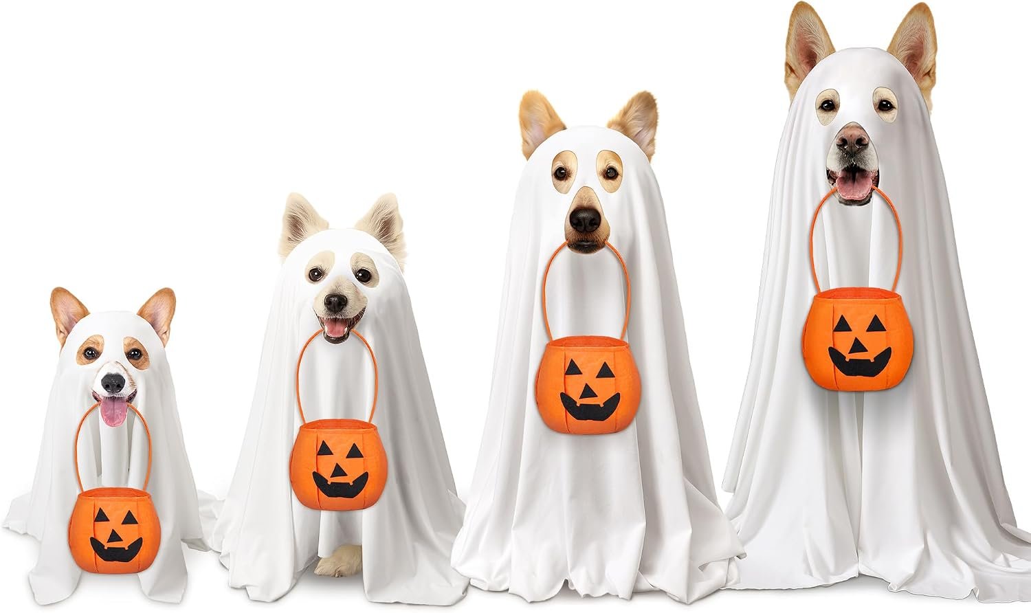 Huhumy 2 Pcs Halloween Ghost Costum...