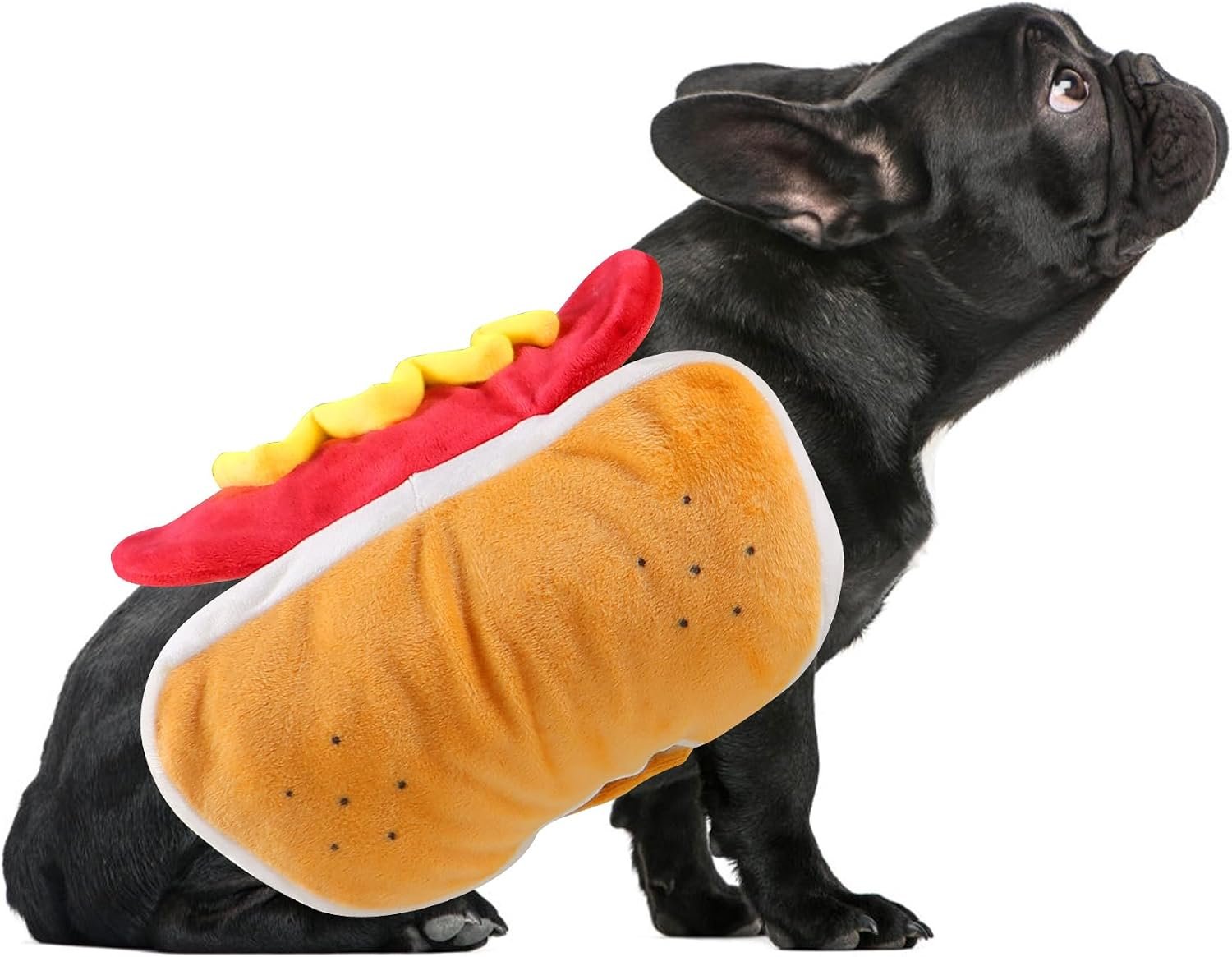GOYOSWA Dog Hot Dog Costume, Dog Halloween Costumes Funny Pet Hot Dog Costume for XS Small Medium Dogs Cats Pets (Medium) - Image 4