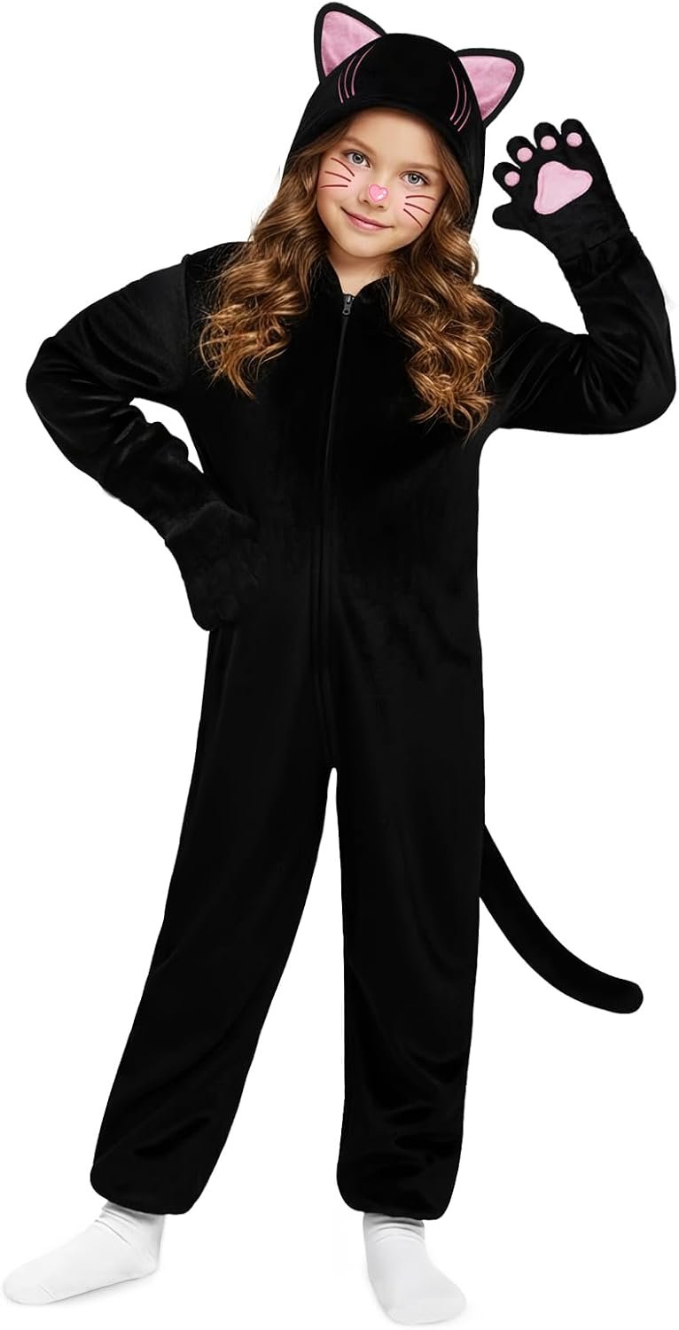 Halloween Cat Costume for Girls ...