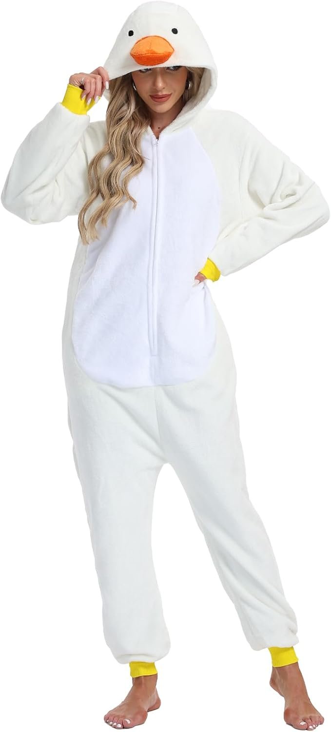 Adult Onesie Pajamas Animal One Pie...