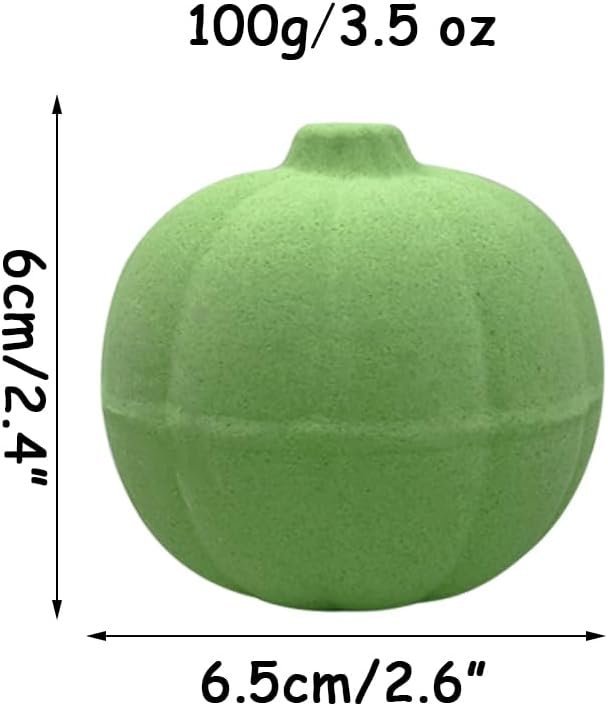 Jofan 6 Pack Halloween Pumpkin Bath Bombs with Halloween Squishy Toys Inside for Kids Girls Boys Halloween Toys Halloween Treat Bags Gifts - Image 6