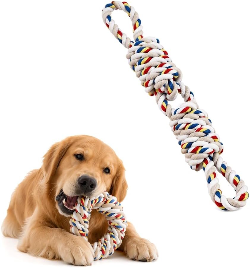 Heavy Duty Dog Rope Toys, Thick Bra...