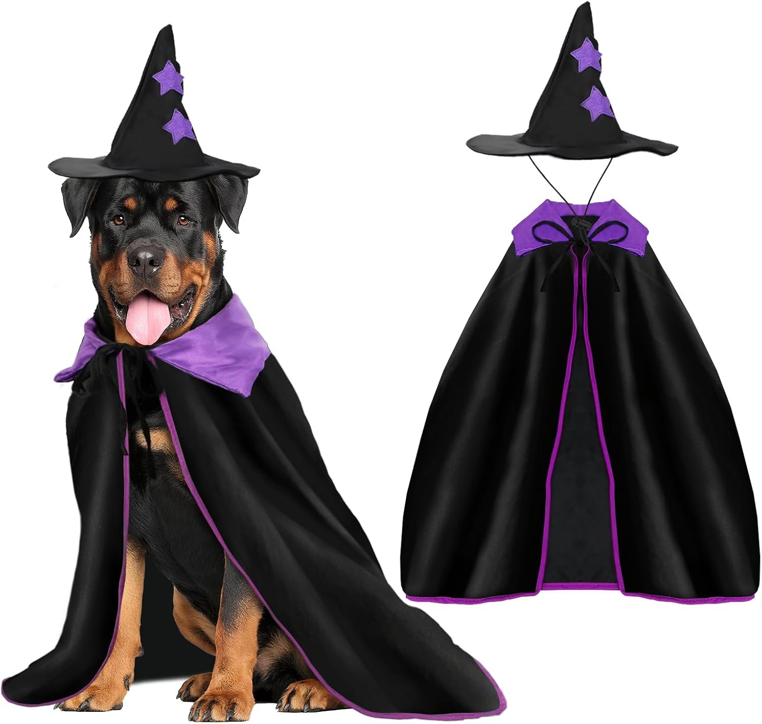 Rypet Halloween Dog Witch Costume S...
