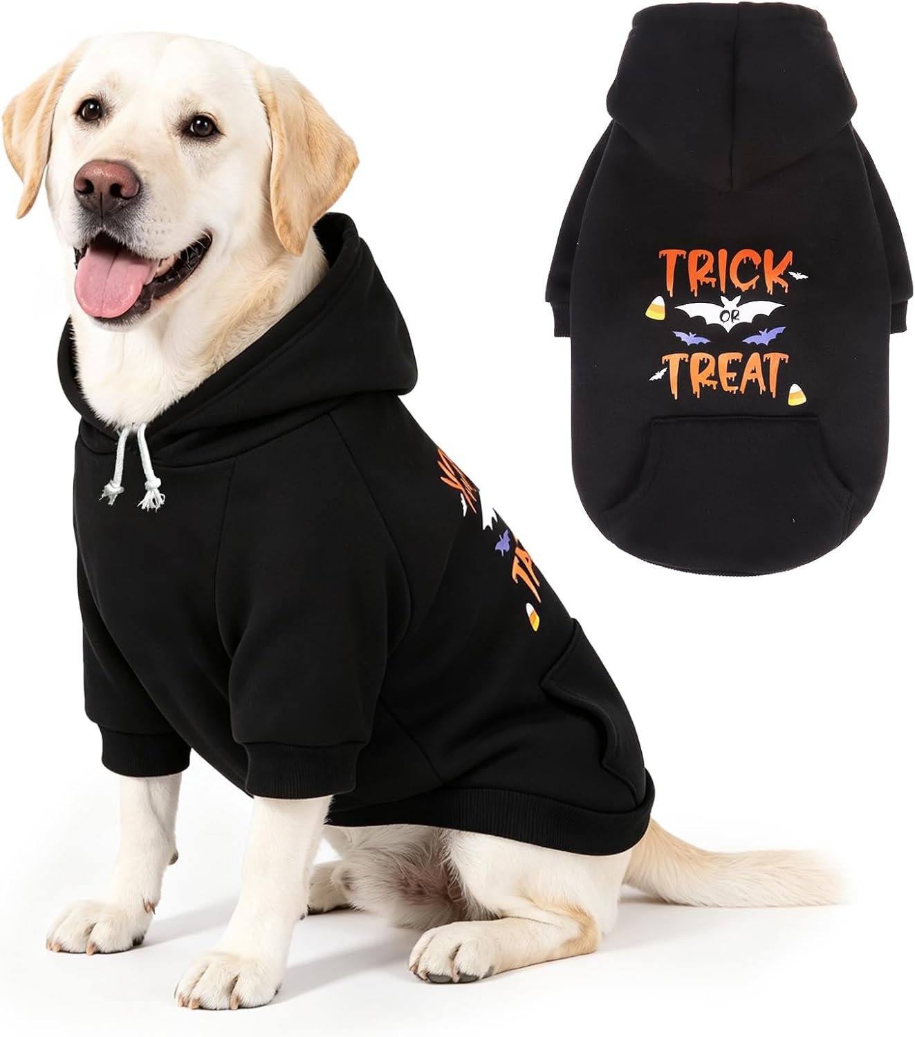 PUPTECK Halloween Dog Hoodies, Soft...