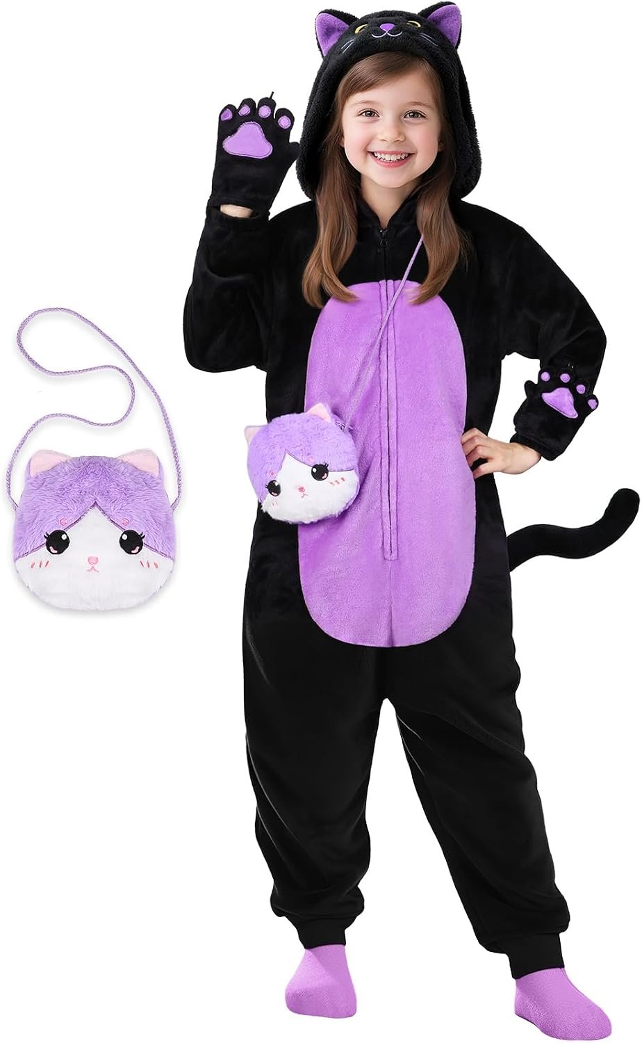 Joycover Halloween Black Cat Costum...