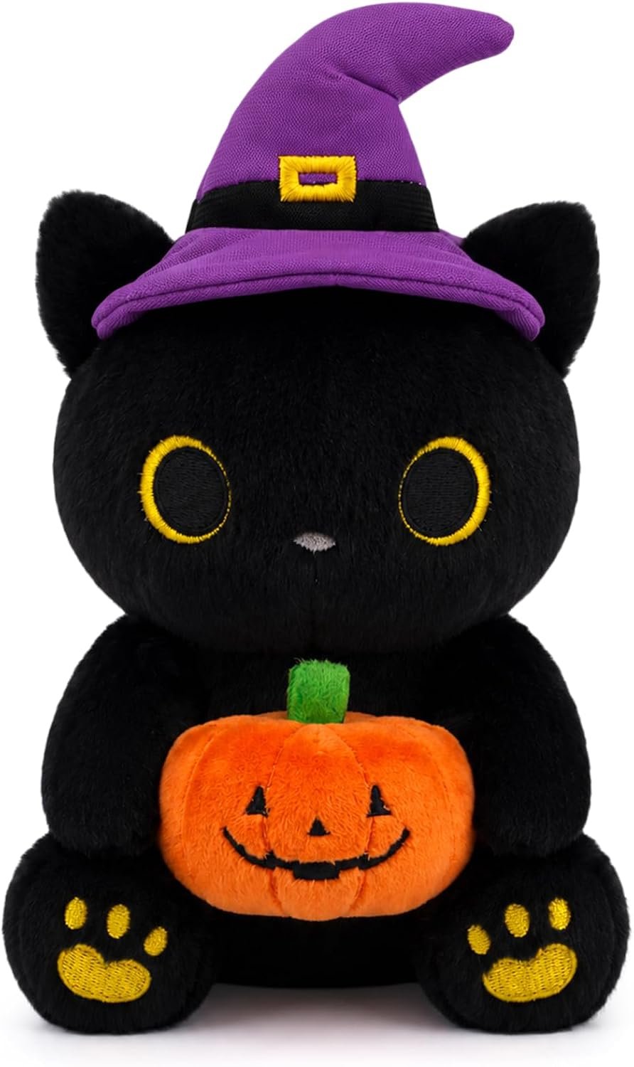 Halloween Plush,6.5in Black Cat Plu...