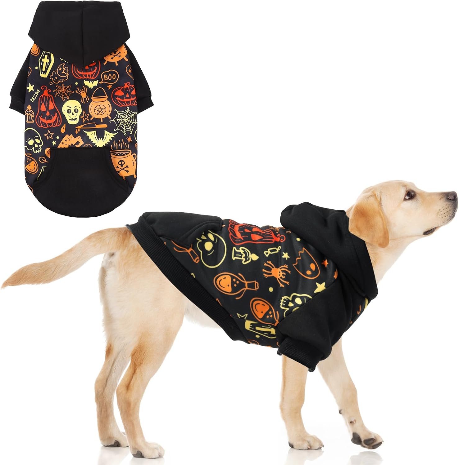 KOOLTAIL Halloween Dog Hoodie Sweat...