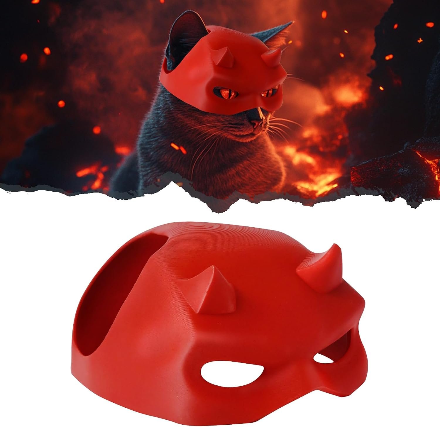 Yipintang Cat Bat Mask Halloween Co...