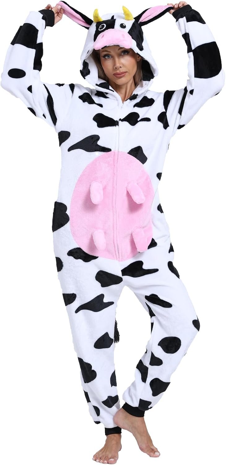 Adult Onesie Pajamas Animal One Pie...