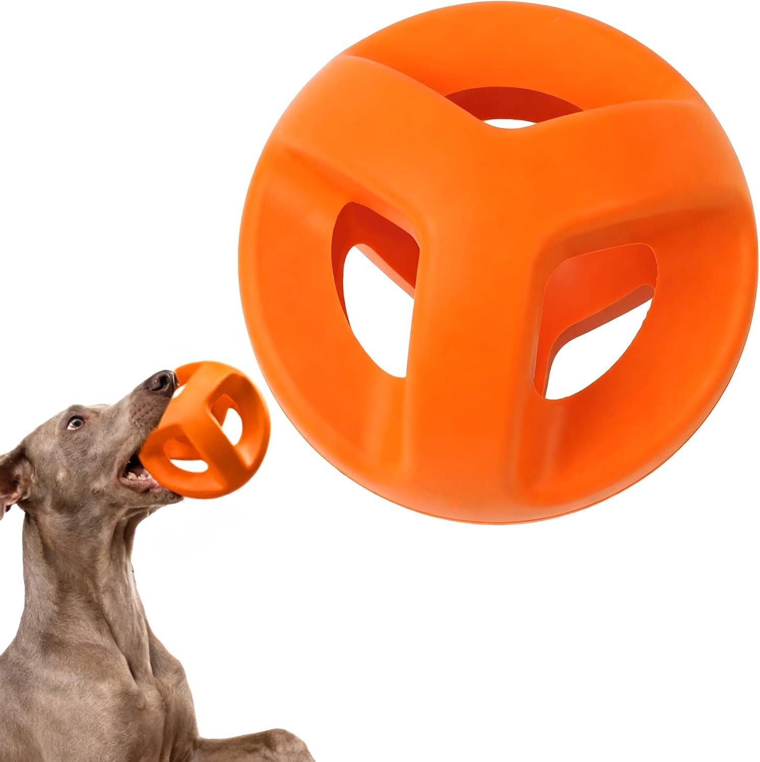 Fida Natural Rubber Dog Balls for A...