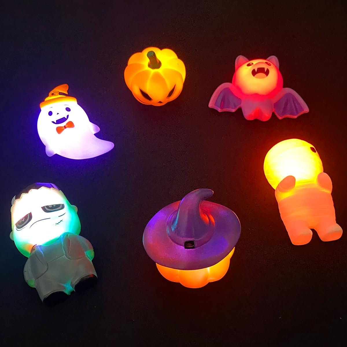 Jofan 6 Pack Halloween Light Up Bath Toys Halloween Toys for Kids Boys Girls Halloween Party Favors Halloween Treat Bags Gifts - Image 3