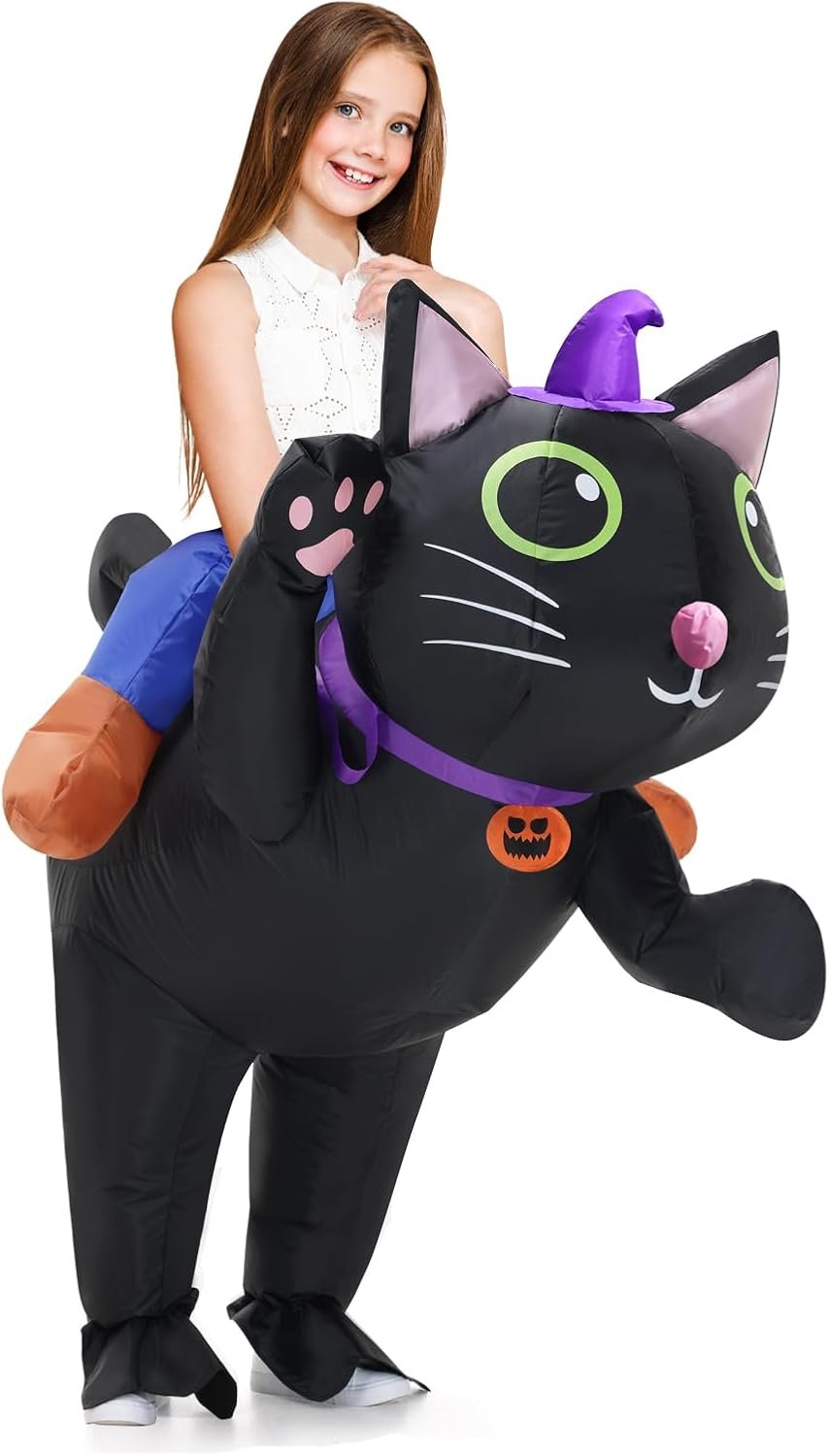 Inflatable Costume Cat for Kids Rid...