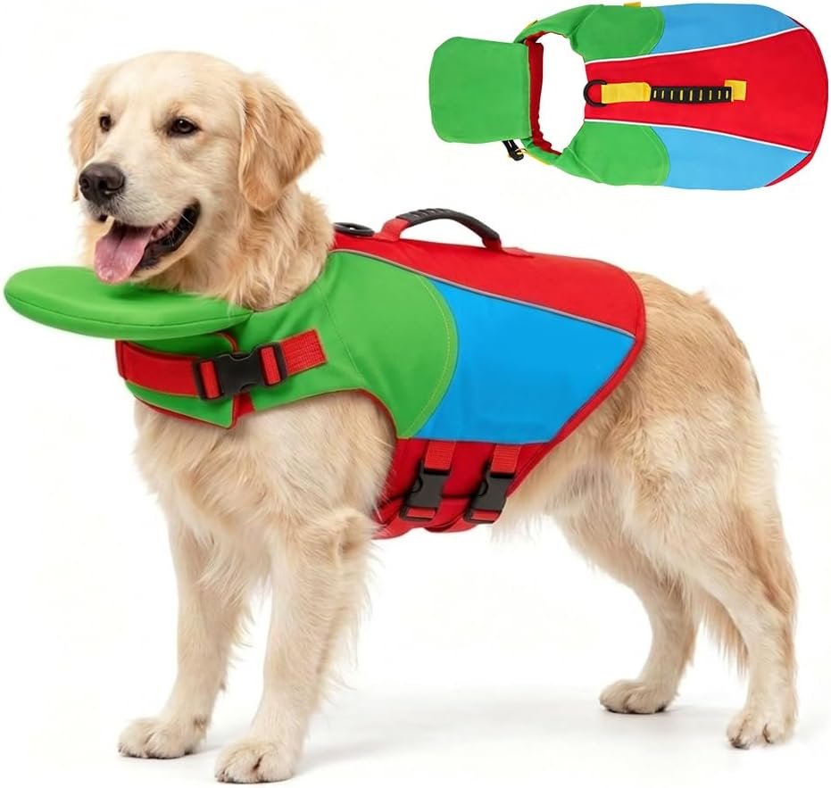 Dog Life Vest with Chin Float, Dog ...
