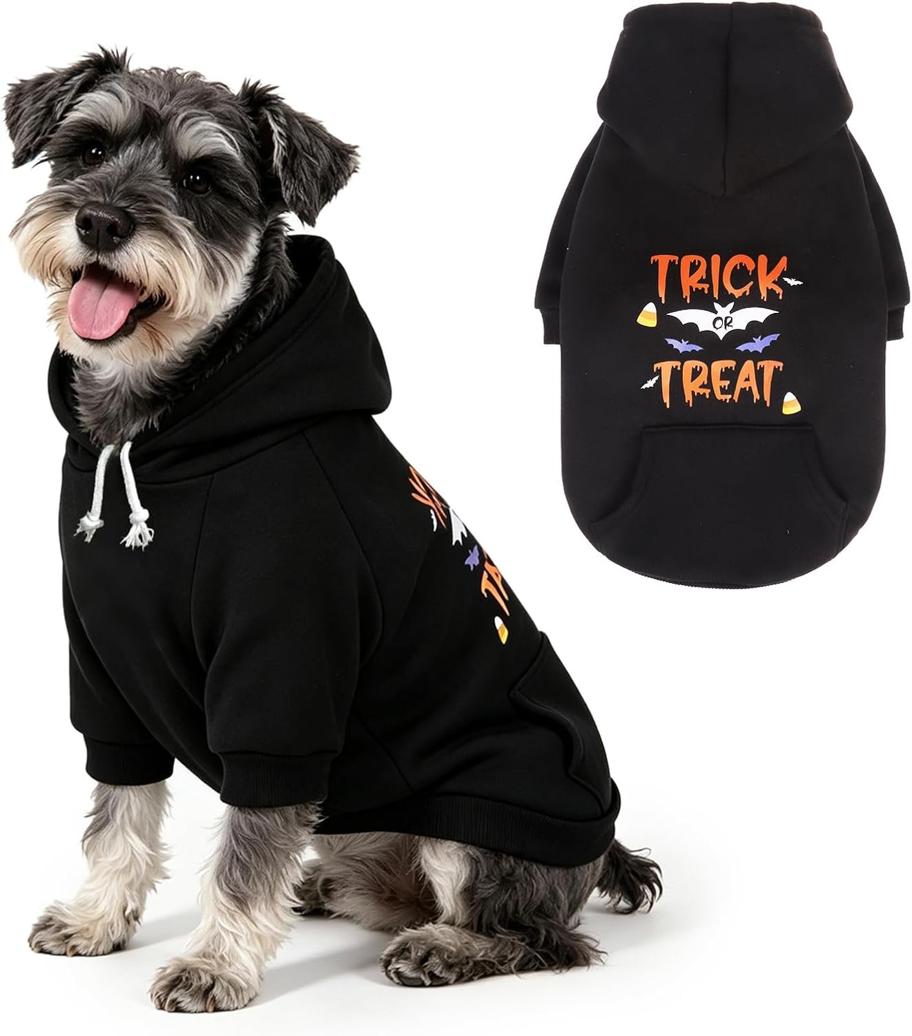 PUPTECK Halloween Dog Hoodies, Soft...