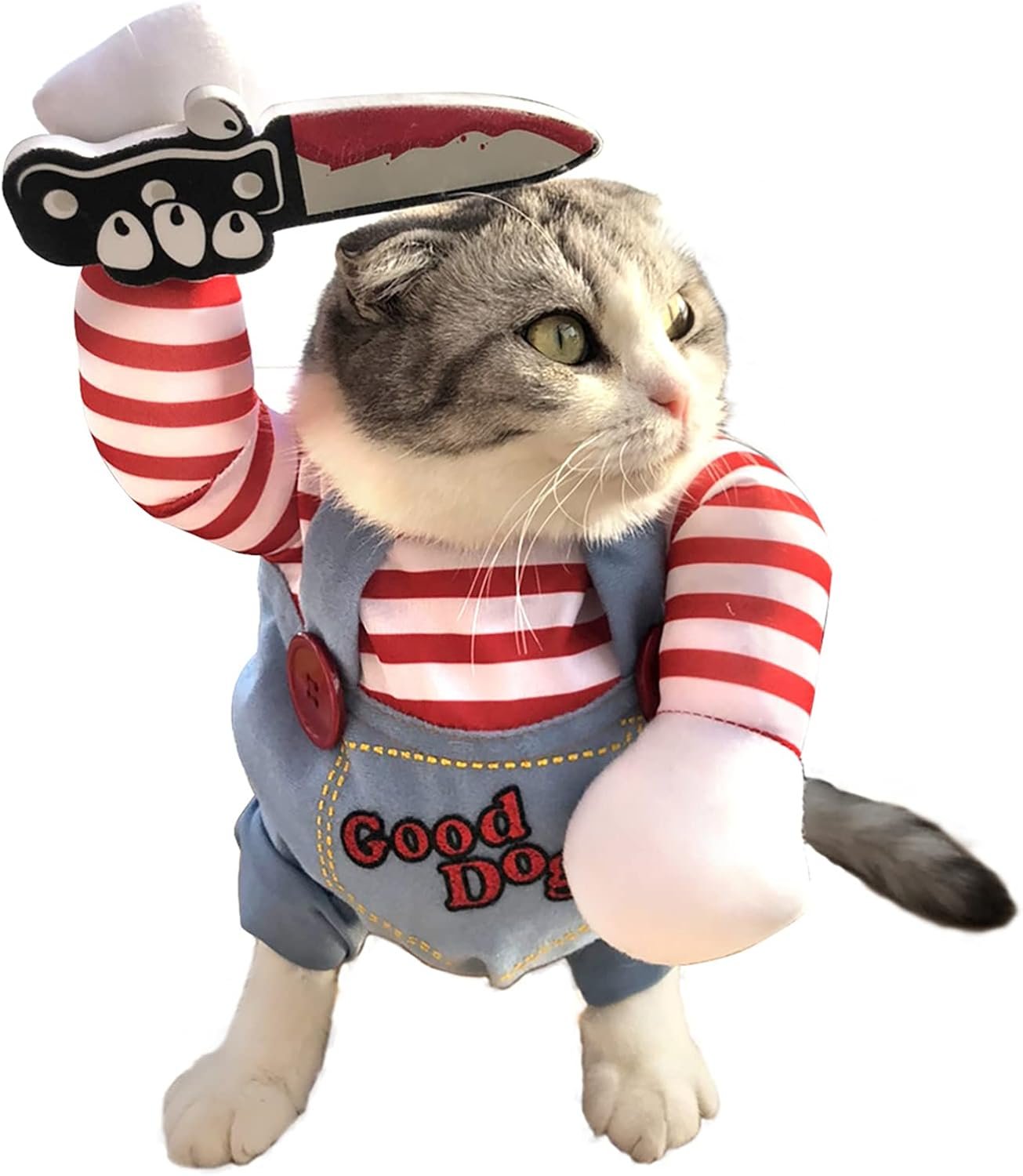 SEIS Pet Deadly Doll Costume and Wi...