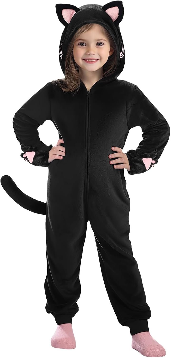 GIFTINBOX Halloween Cat Costume for Girls Kids, Cheetah Leopard Costume - Image 7